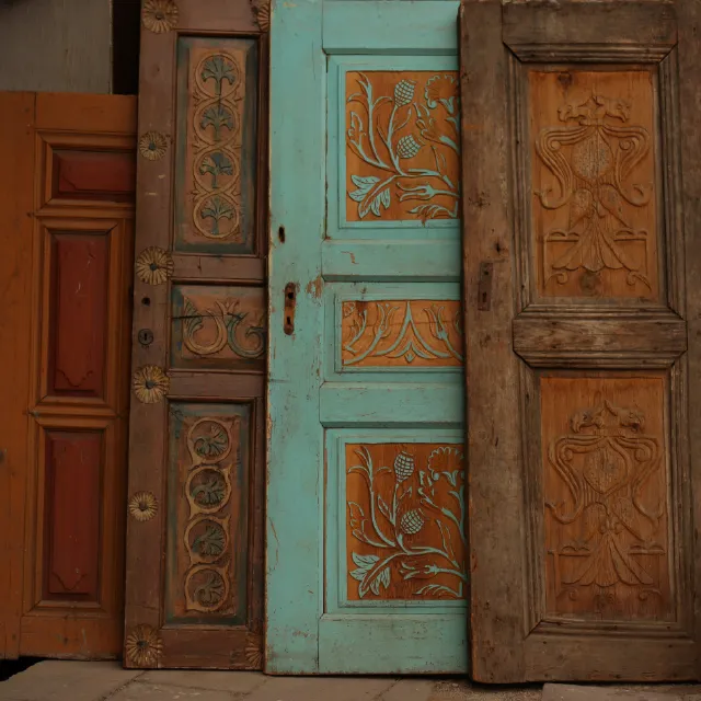 Vintage wooden doors for sale